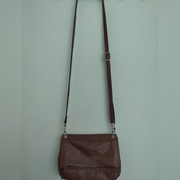 Brown Leather "The Trend" Crossbody Bag - Picture 3 of 6